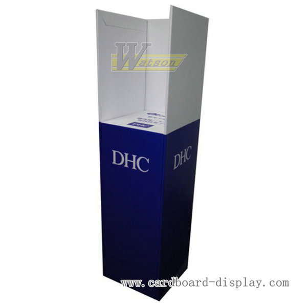 DHC cardboard cosmetic advertising magazine display