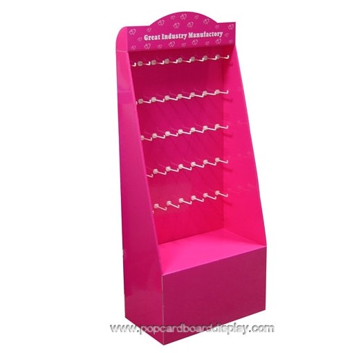 colorful commodity POS hook display rack