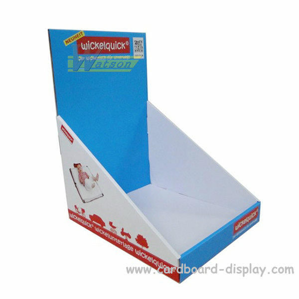  Cardboard Counter top display for baby product 
