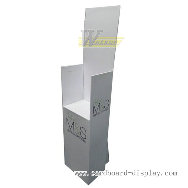 Magazine corrugated paper display rack for promotion