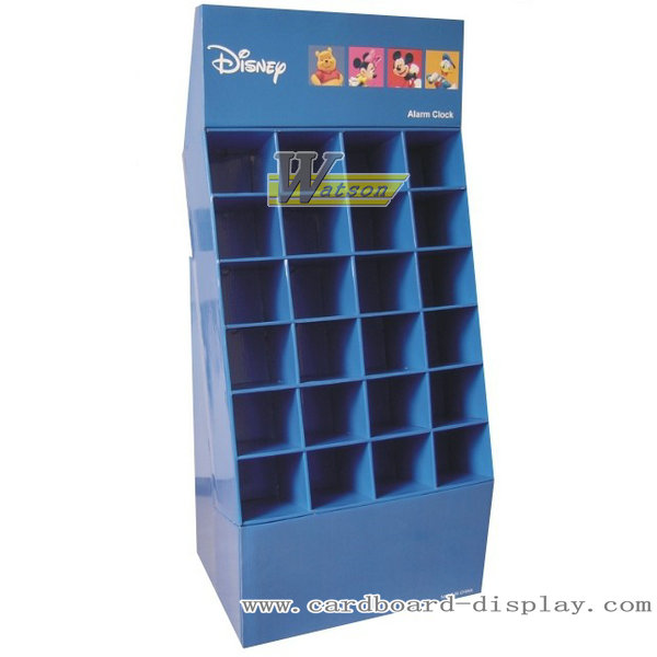 cardboard compartment toys display stands for supermarket retail