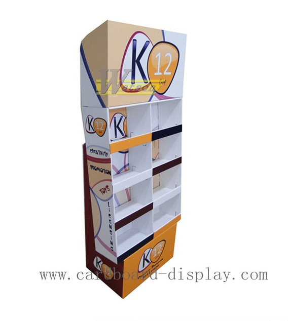 new design cardboard pallet display stands for supermarket re