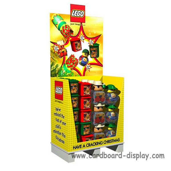 Retail Cardboard pallet display rack for toys