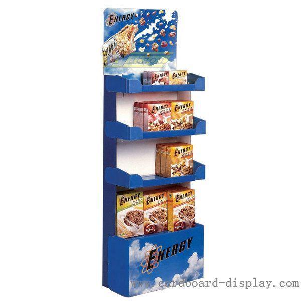 Cardboard Display Rack For food, breakfast, Oatmeal