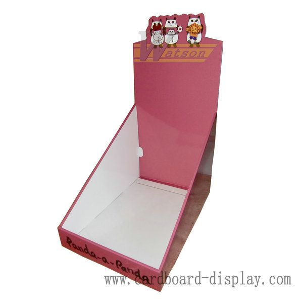 Children gift Cardboard Counter top display rack