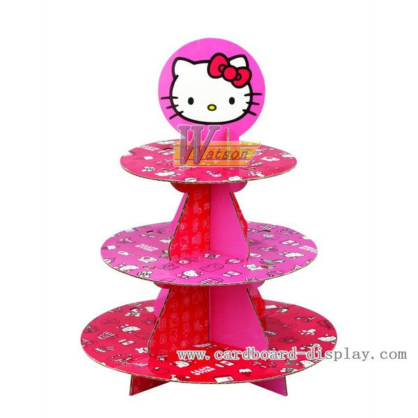 Hello Kitty cupcake stand for birthday