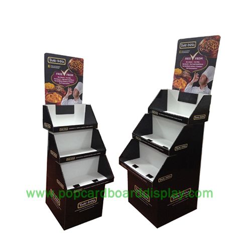 Cake promotional cardboard display stand