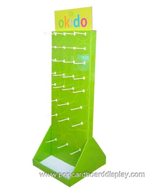 green floor hook display stand