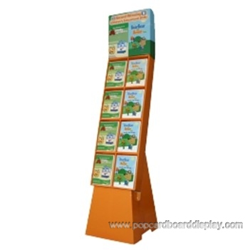 exhibiting cardboard compartment display standee