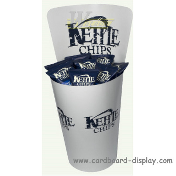 Snacks Cardboard display dump bin