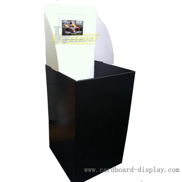 Corrugated paper Display dump bin for food