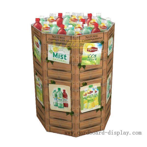 Drinks Corrugated display dump bin for promotion