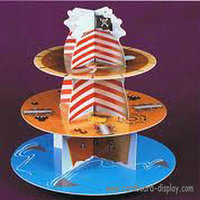 3 Tier Cardboard Cupcake Rack Of Sail