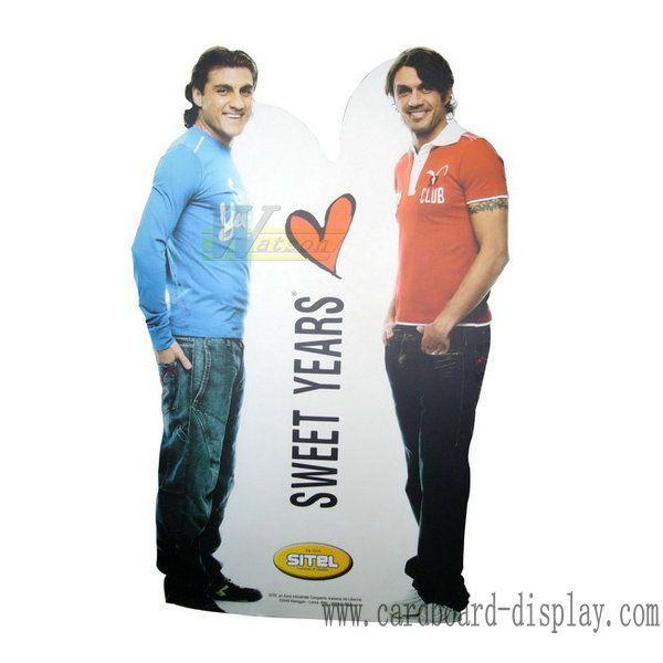 costume promotion corrugated advertising standee