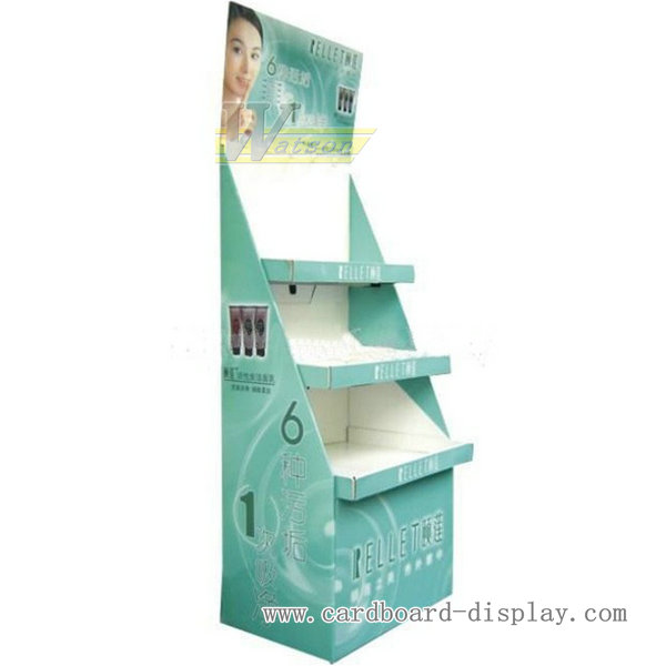 Skin cream POS corrugated diplay stand