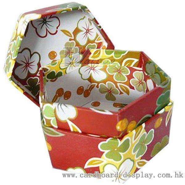 Colorful jewel thick cardboard craft box
