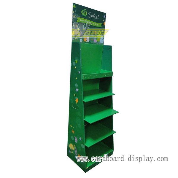 Toys cardboard floor display rack with tiers