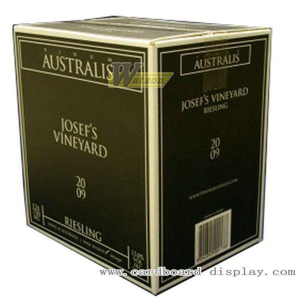 Good quality paper red wine box