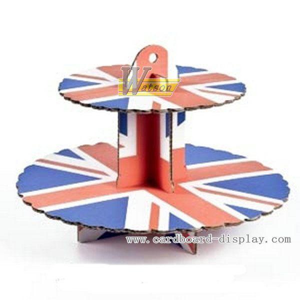 The Union Jack Cardboard Cupcake stand