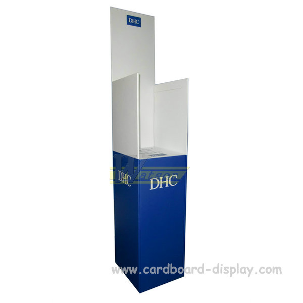 DHC cardboard cosmetic advertising magazine display