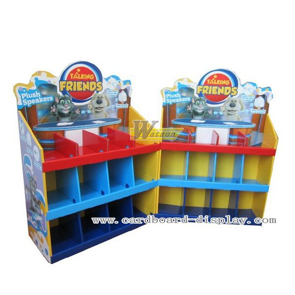 children toy cardboard pallet display