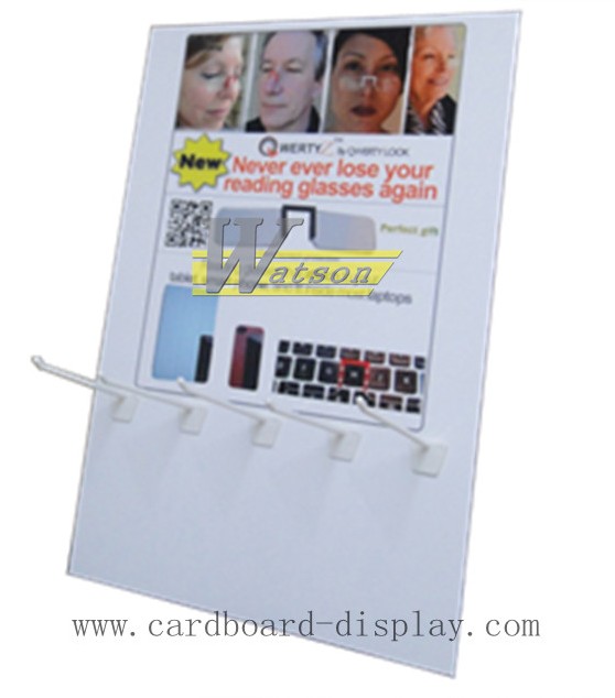 New design Cardboard advertising hook display standee