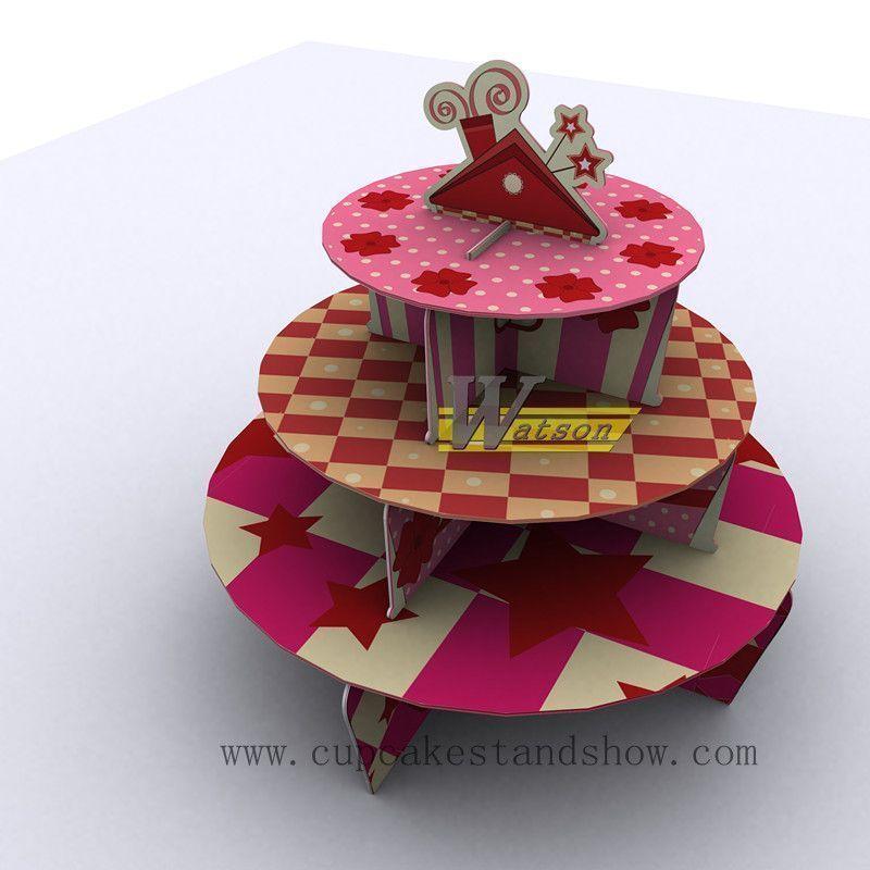 original design cardboard cupcake stands