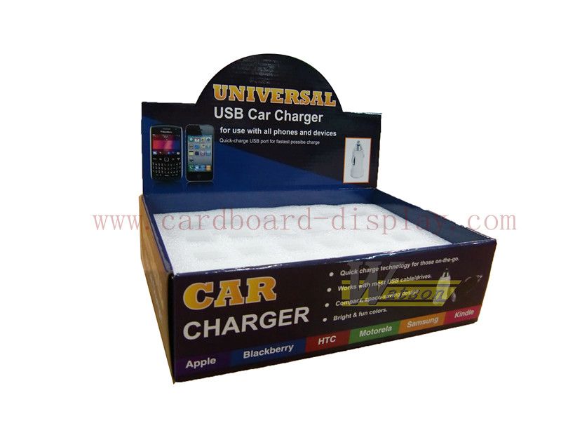 cardboard display boxes for car charger