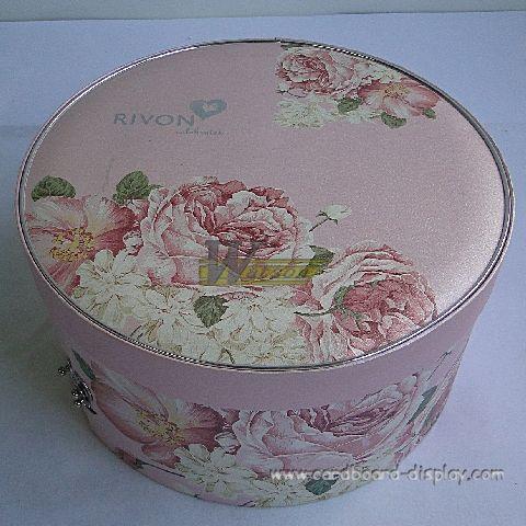 2 tiers round slide box with lid