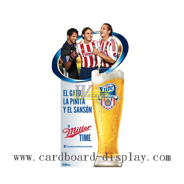 beer cardboard standee, life size standee