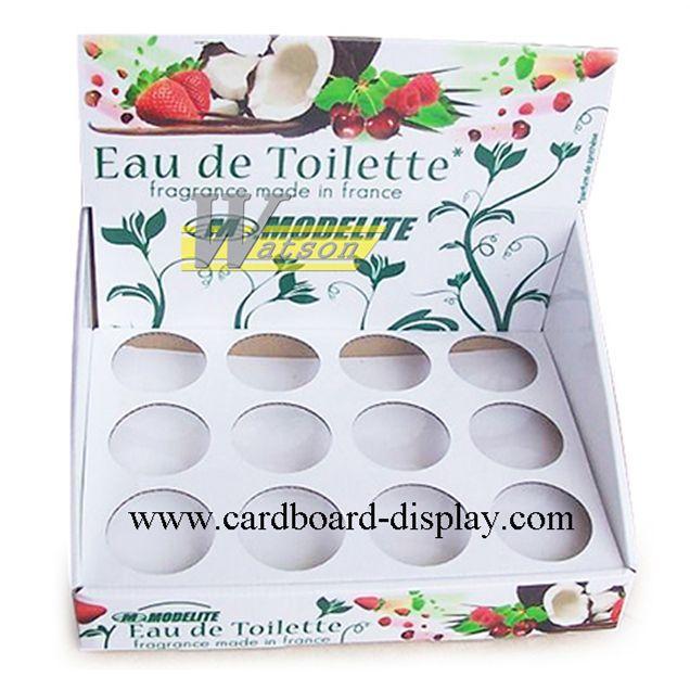  Cardboard custom counter display box for fragrance 